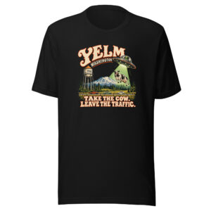 alien cow Unisex t-shirt