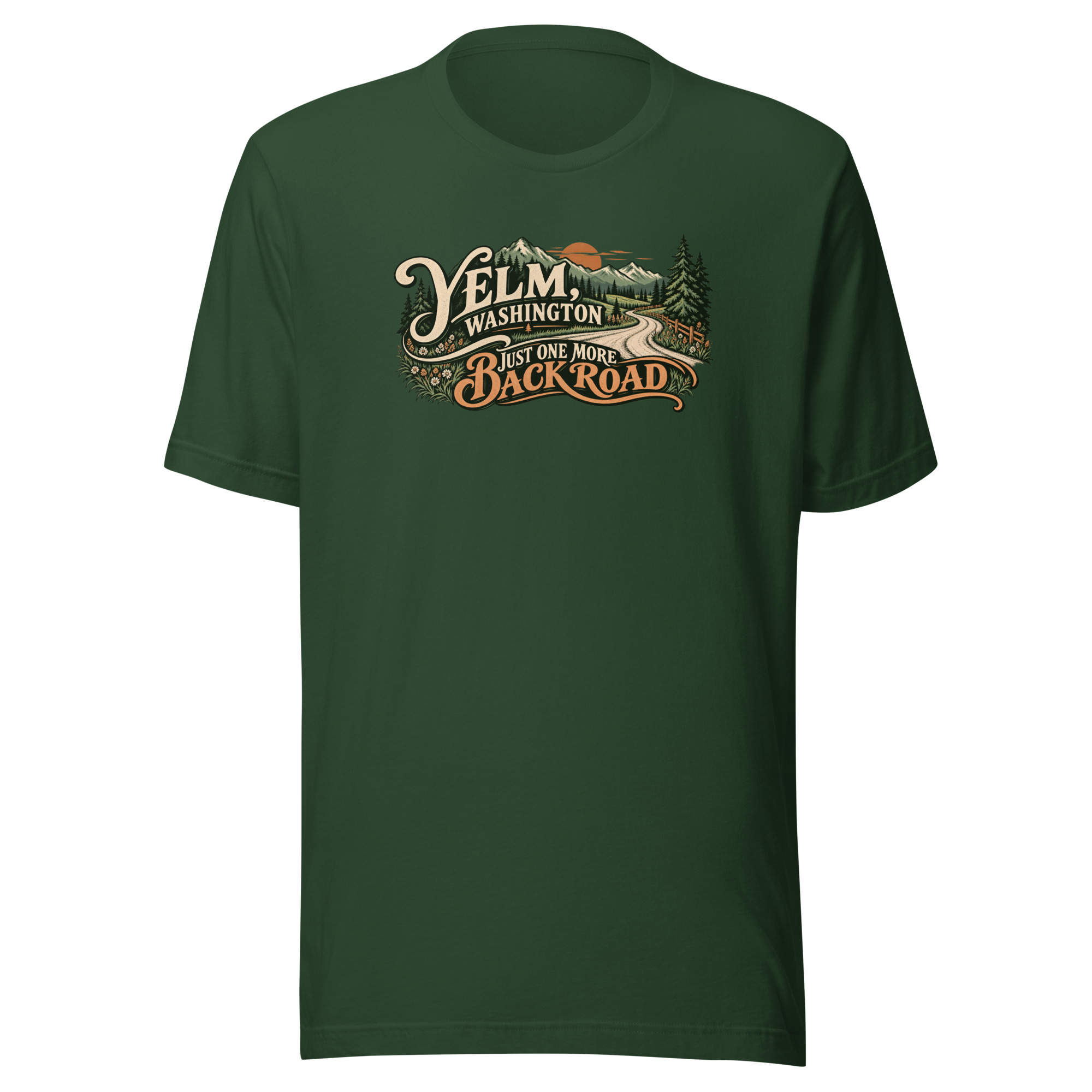 back roads Unisex t-shirt