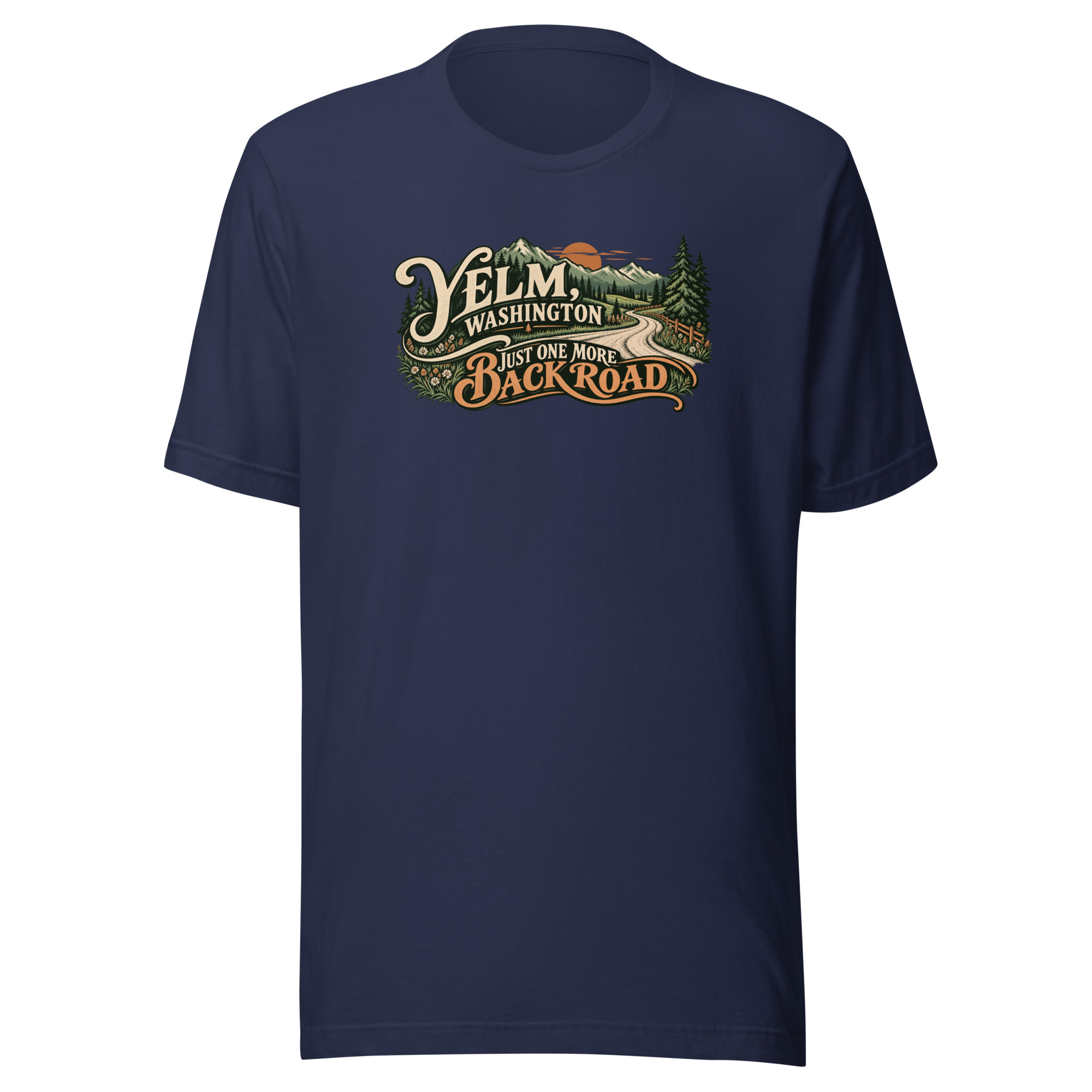 back roads Unisex t-shirt - Image 2