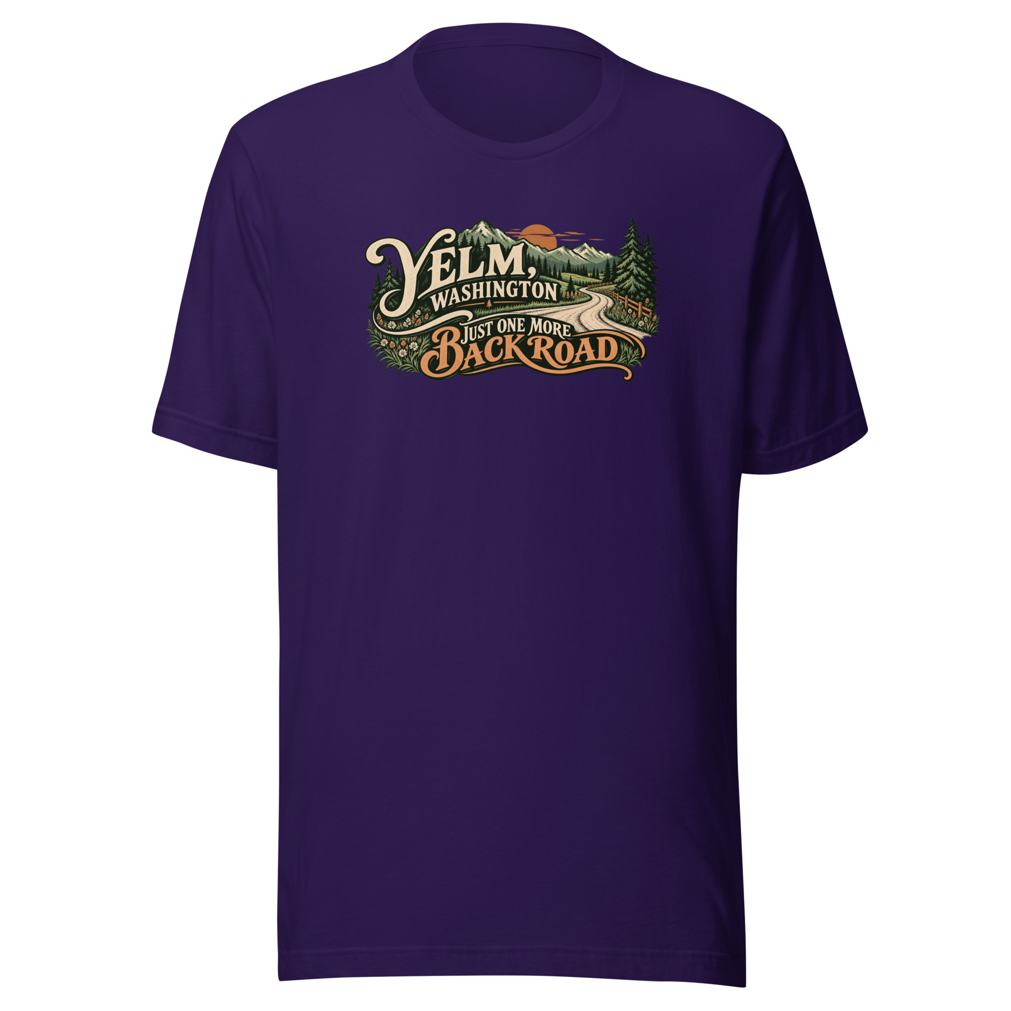 back roads Unisex t-shirt - Image 4